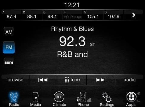 Mise à niveau du système de navigation Uconnect 3C RA3 vers RA4 pour Jeep Grand Cherokee 8,4 pouces (2013-2017).