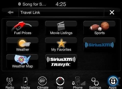 Mise à niveau du système de navigation Uconnect 3C RA3 vers RA4 pour Chrysler 300 (2015-2017) avec écran tactile de 8,4 pouces.