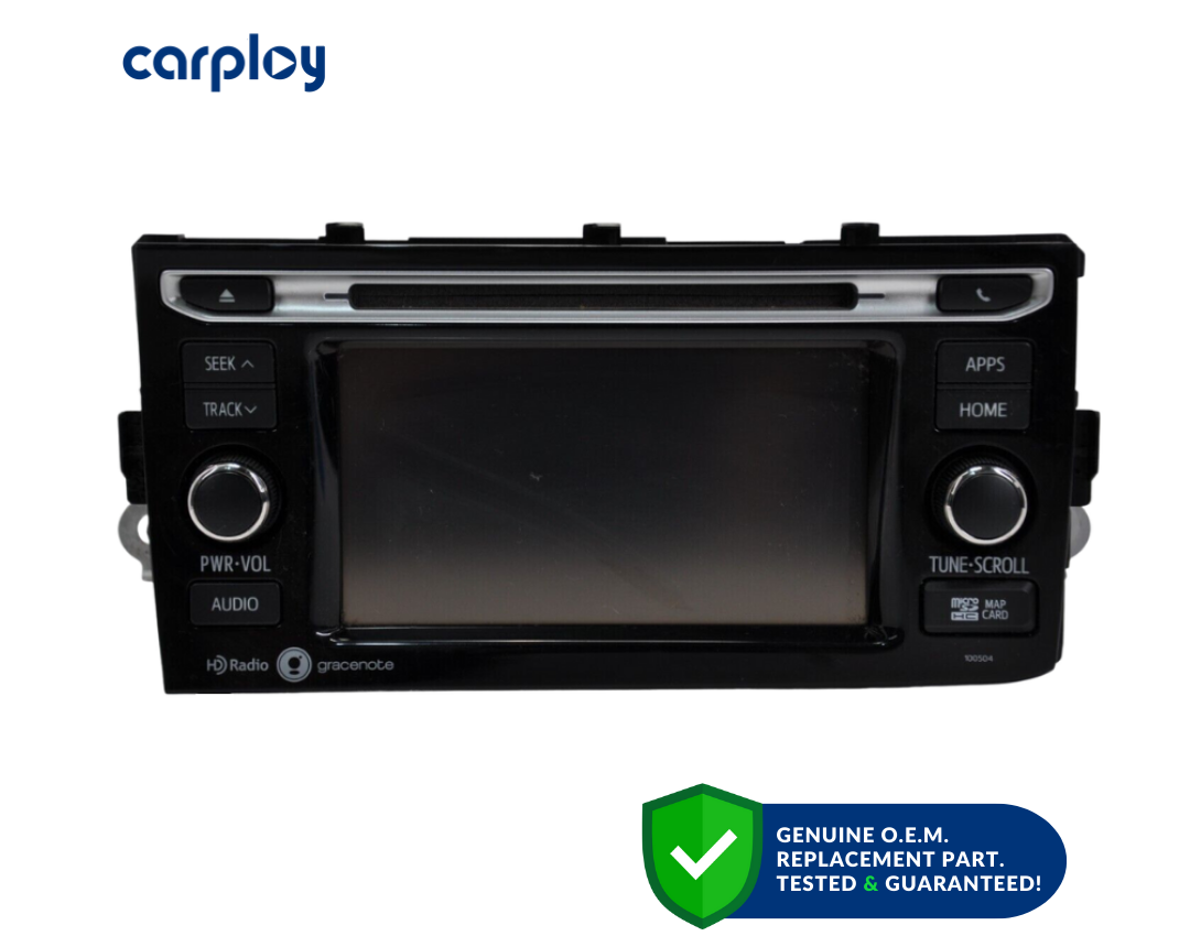 2015-2016 Toyota Prius C OEM Écran tactile Gracenote Navigation Récepteur radio HD 100504