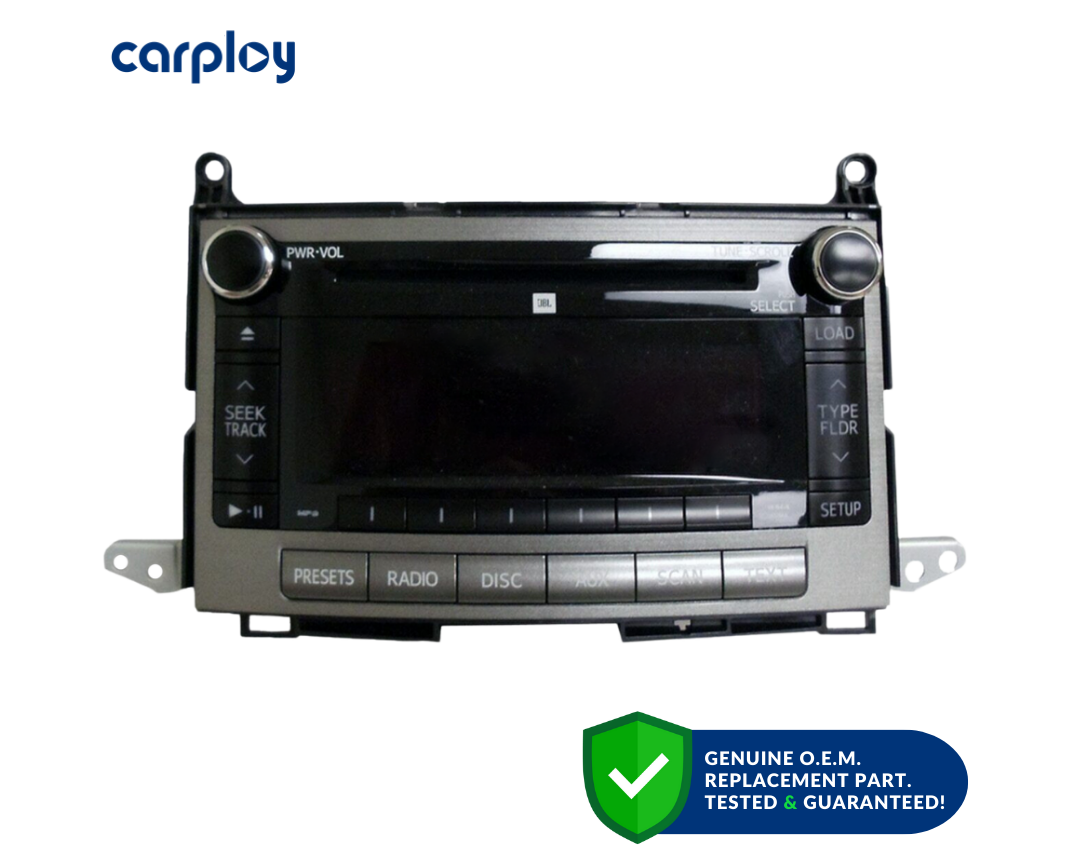 2009-2011 Toyota Venza JBL Radio MP3 6 CD Changer 861200T070