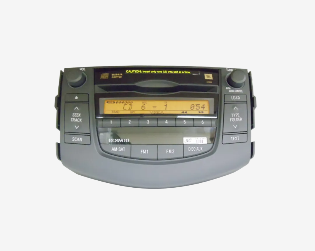 TYS1061 2006-2011 Toyota RAV4 OEM JBL Satellite AM FM XM Radio 6 Disc Changer MP3 CD Player A51881