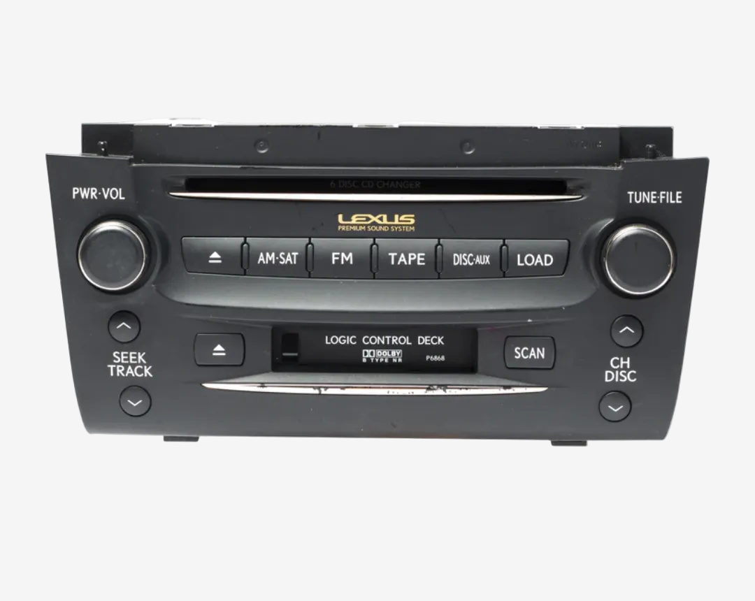 2007-2010 Lexus GS350/GS460 AM FM Radio Single CD Cassette – CarPlayNav