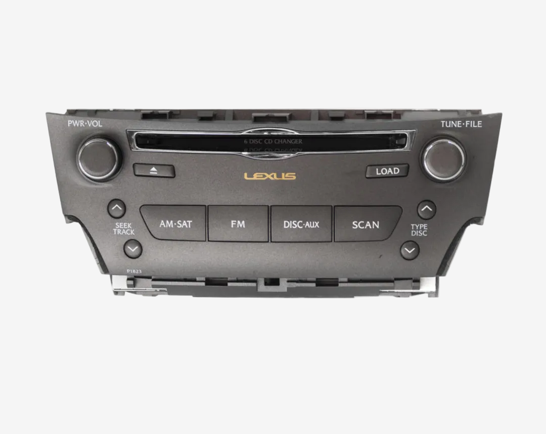 TYS1092 2009 Lexus IS-F IS250 IS350 AM FM Sat Radio 6-Disc CD 8612053580