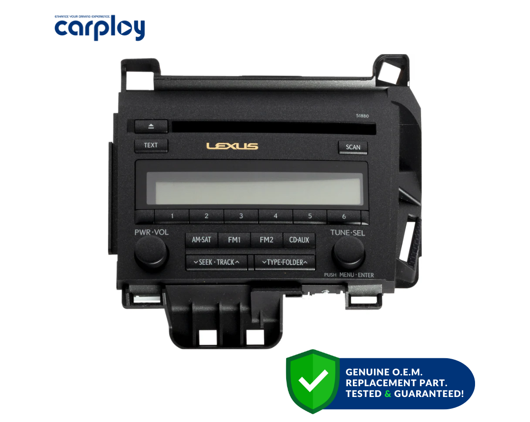 TYS1116 2011-2013 Lexus CT200H AM FM Radio Single CD Player Model 86120-76050