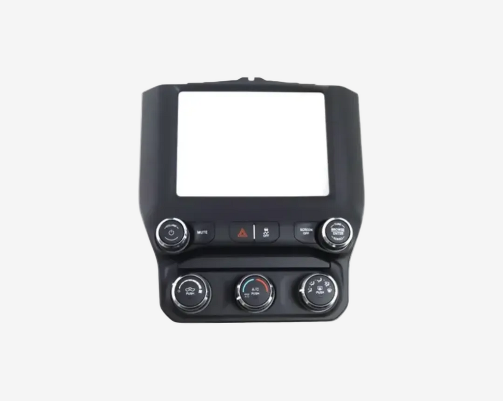Garniture de cadre de commande de chauffage radio UAM pour camion Ram 8,4" [Nouveau style DT]