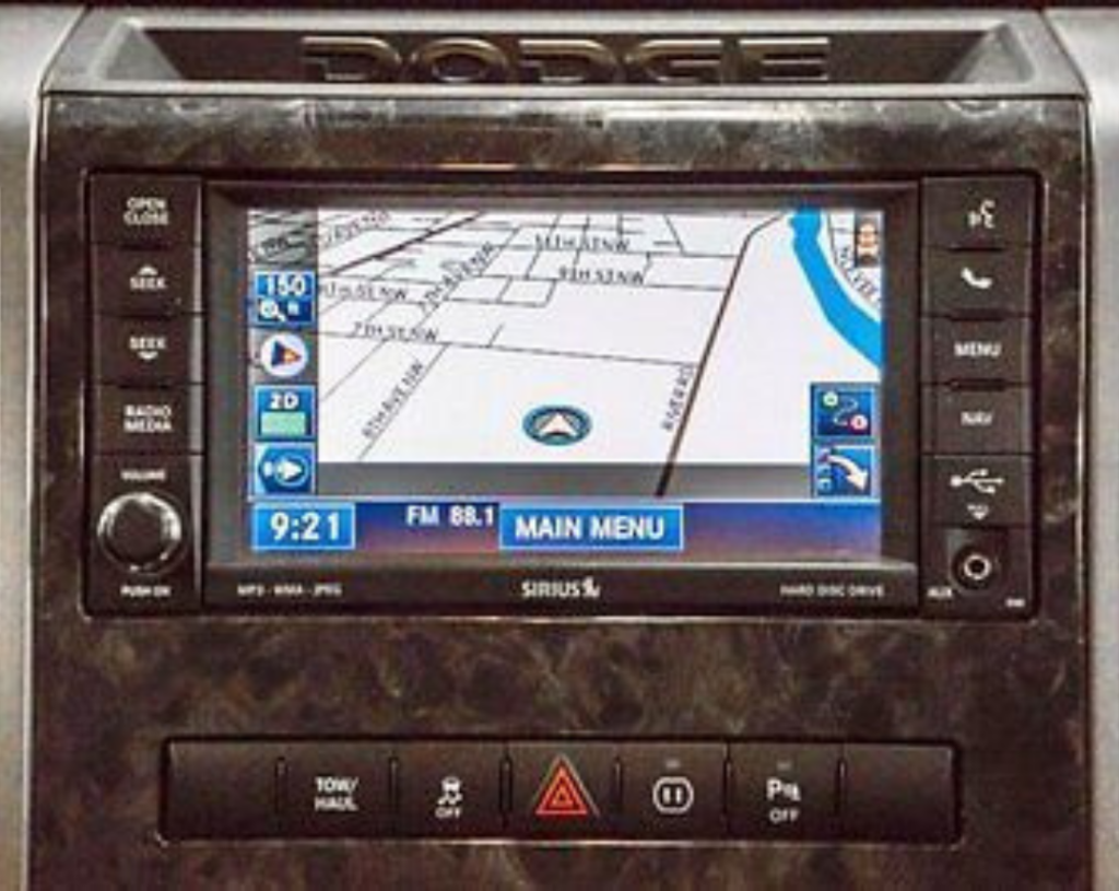 20092010 Dodge Ram 1500 GPS Navigation RER 730N Radio